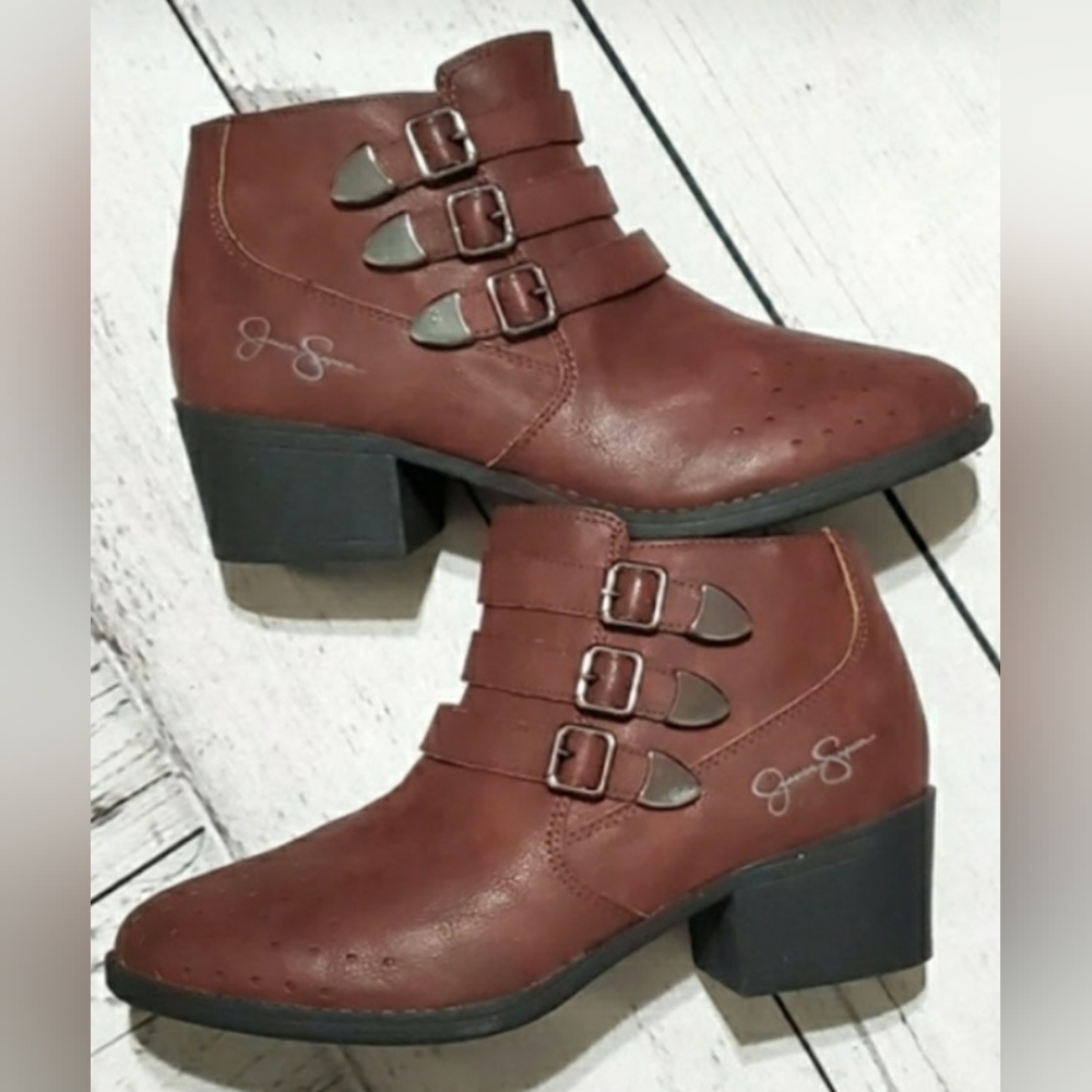 ♦️JESSICA SIMPSON Liberty Ankle Zipper Boots♦️